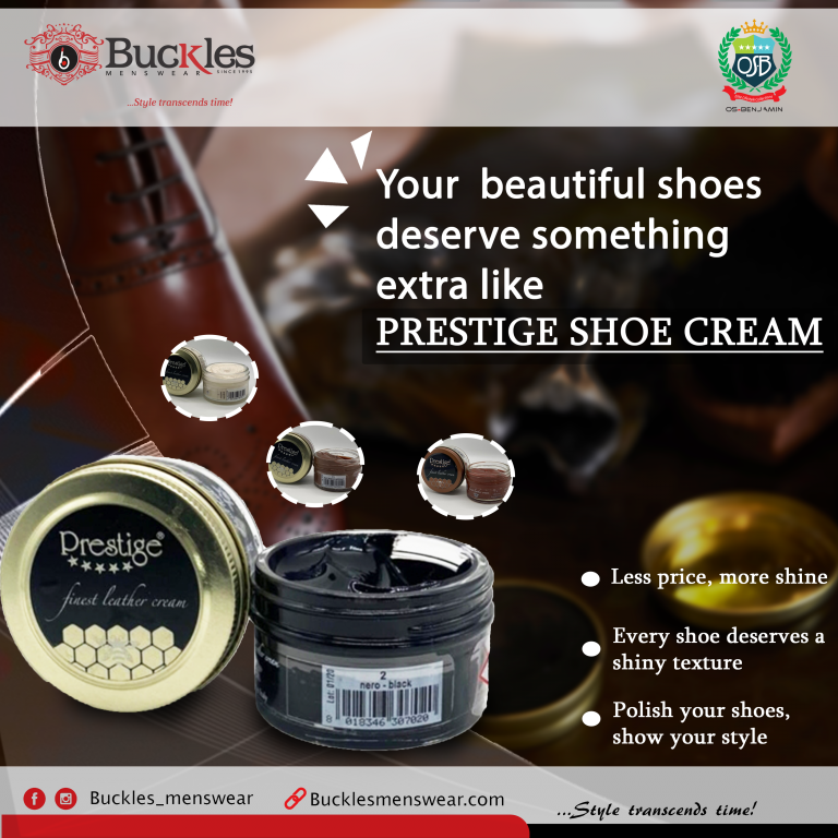 buckles shoe cream